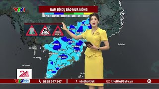 Dự báo thời tiết 11h30 - 22/05/2024 | Nam Bộ có mưa giông mạnh | VTVWDB