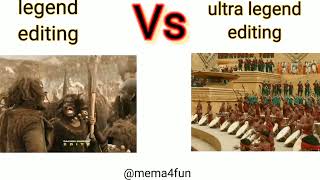 legend editing vs ultra legend editing🤣🤣#funny