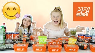 Ordering the ENTIRE YO SUSHI MENU! | Family Fizz