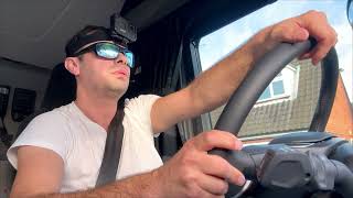 Esplorando nuovi orizzonti UK York Andiamo contromano con il camion Scania S450 POV