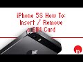 iPhone SE and 5S How To: Insert / Remove a SIM Card