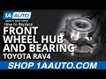 How to Replace Front Wheel Hub and Bearing 09-12 Toyota RAV4