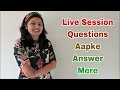 Dhara’s Wonder Life.. Live Session Questions aapke Answer mere..☺️😊