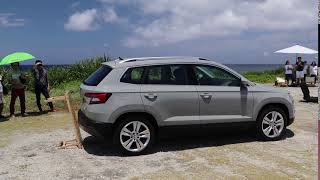 Skoda Karoq 倒車煞停測試