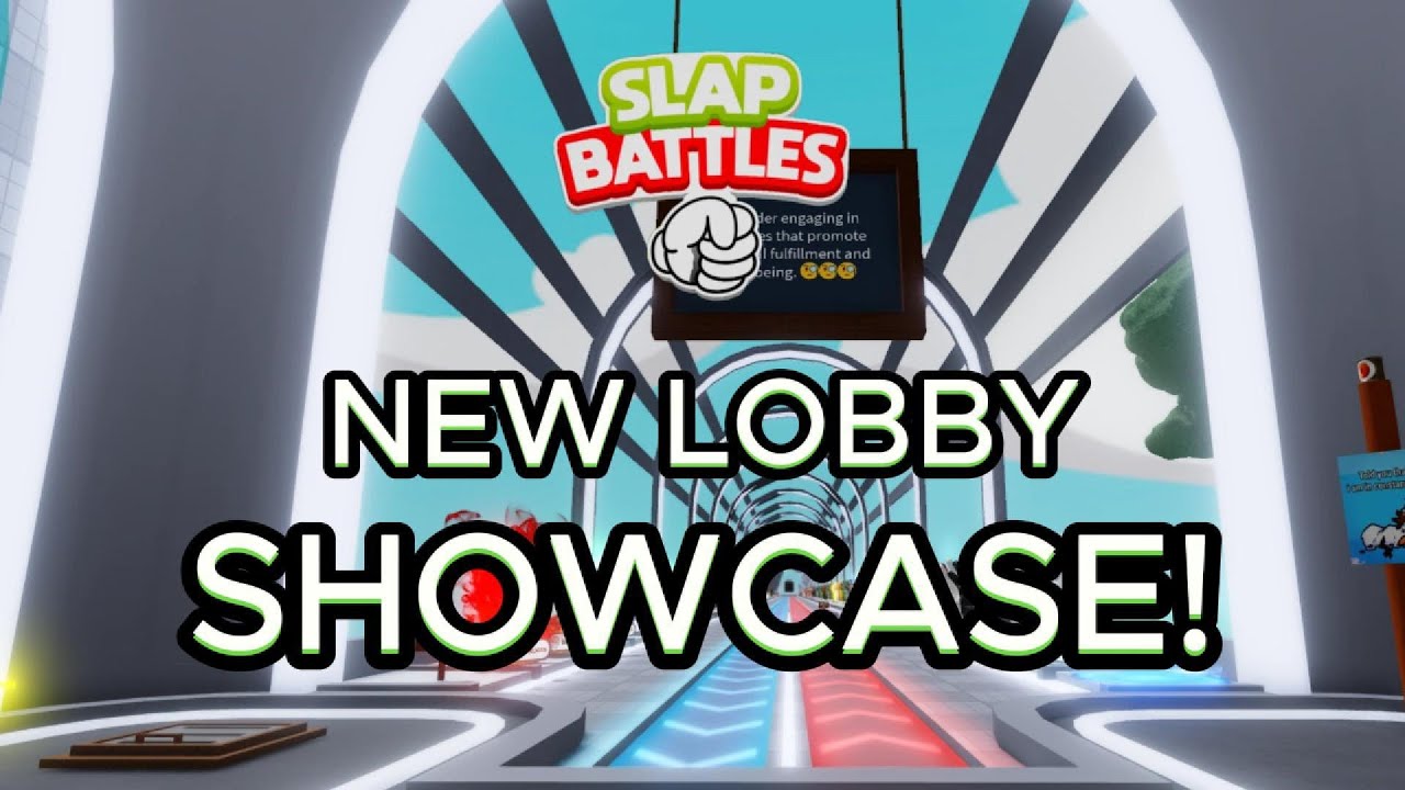 New Slap Battles Lobby Showcase Roblox Youtube