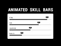 How To Make Animated Skill Bar in HTML & CSS For Website || CSS Beginner Project - Alins Tutorial