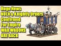 NEWS - Empire Confirmed - War Wagons Are BACK & More Info - Warhammer The Old World