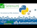 SELENIUM PYTHON FOR WEB AUTOMATION TEST AUTOMATION HOW TO HANDLE HTML CHECKBOXES