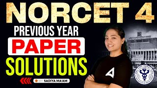 NORCET Previous Year Question Paper | NORCET Previous Year Paper Solutions | Detailed Analysis