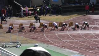 20161112群馬高校女子スプリントトライアスロン100m6組