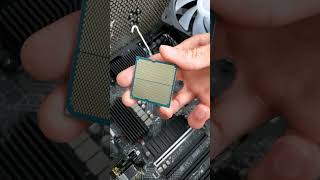 installing a Ryzen CPU into an Intel motherboard #shorts