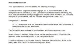 UK Study Visa Refusal due to CAS Withdrawn by University| What you need to do in this case!