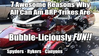 Astonishing Reasons Why Can-Am Spyders, Rykers & Canyons are HOT! BRP 3-Wheel Motorcycle RULE is NOW