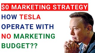 Tesla $0 Marketing Strategy | Elon Musk | Business innovation | MBA Case study example with Solution