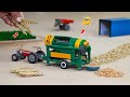 diy tractor mini wheat thresher machine science project #2 || @MiniInventor || @KeepVilla