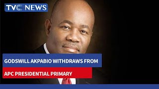 Breaking: Godswill Akpabio Steps Down from APC Presidential Primary