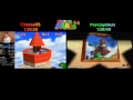 super mario 64 speedruns cheese05 1 39 28 vs puncayshun 1 39 49 no cheese05 commentary