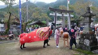 川崎獅子太鼓　（三所神社 2019.10.19   :   令和元年）