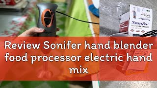 Review Sonifer hand blender food processor electric hand mixer immersion blender smoothie blender