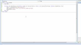 Visual Basic 2008 - Talking Program