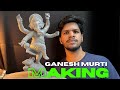 Ganesh idol making , How to make ganpati  murti at home /Ganesh murti making.