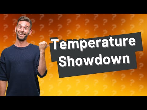 Why are there two ways to measure temperature?