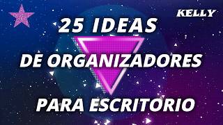 ✔25 IDEAS INCREÍBLES DE ORGANIZADORES PARA ESCRITORIO|office organizers ★