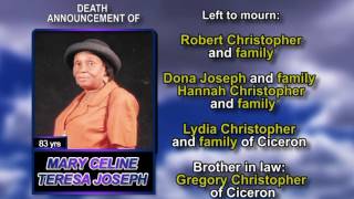 Mary Celine Teresa Joseph long