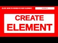 Creating HTML Elements With JavaScript - Document.createElement() | JavaScript DOM Elements