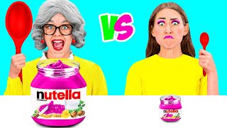 Big vs Small Food Challenge | Crazy Challenge by BaRaDa Gold