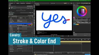 Stroke & Color End - Cavalry Animation Tutorial