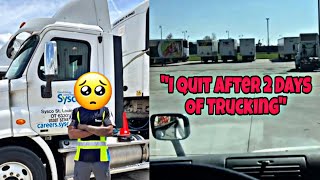Truck Driver Quits After 2 Days Of Local Trucking & Thousands Of Truckers Hate On Him 😵