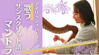 【ハープで歌う世界の祈り】全ての世界の平和と幸せを願うマントラ Smastha Lokah Sukhino Bhavantu