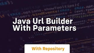 java url builder with parameters
