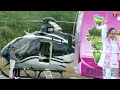 cm kcr helicopter entry at devarakadra brs public meeting t news