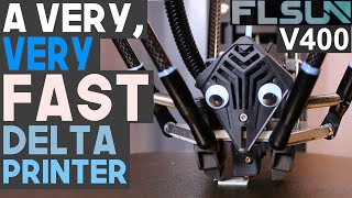 The FLSUN V400 is a direct drive delta 3d printer that runs KLIPPER out of the box! Review.