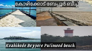 കോഴിക്കോട് ബേപ്പൂർ ബീച്ച്. Kozhikode Beypore Pulimood beach