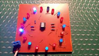 MICROCONTROLLER PIC12F683 AND 18 LED MULTIPLEXING