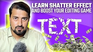 After Effects Shatter broken Easy Tutorial for beginners Adobe After Effects Tutorials