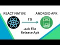 how to generate release apk and aab file in react native | React Native | Mr DevGeek | Malik Aamir