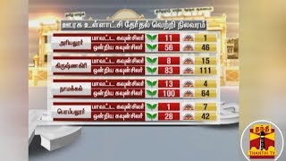 ஊரக உள்ளாட்சி தேர்தல் வெற்றி நிலவரம் | Local Body Election Result | DMK | AIADMK