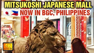 🇯🇵 MITSUKOSHI JAPANESE MALL | NOW OPEN! | BGC, 🇵🇭 PHILIPPINES | WALK TOUR 2022