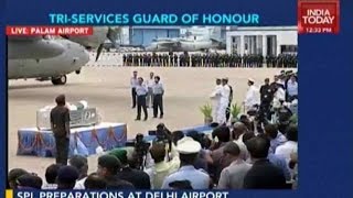 Service Chiefs Lead Guard Of Honour For Abdul Kalam