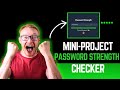 #1 🔥 Password Strength Checker Using HTML, CSS & JavaScript | Beginner-Friendly Project Tutorial 💻