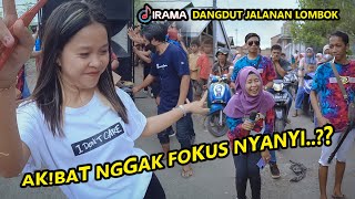 JARAN GOYANG NIA DIRGHA DI JALAN BEBATUAN BERSAMA DANGDUT JALANAN IRAMA DOPANG