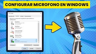 COMO CONFIGURAR MICROFONO EN WINDOWS 10/11 ACTIVACION 2025