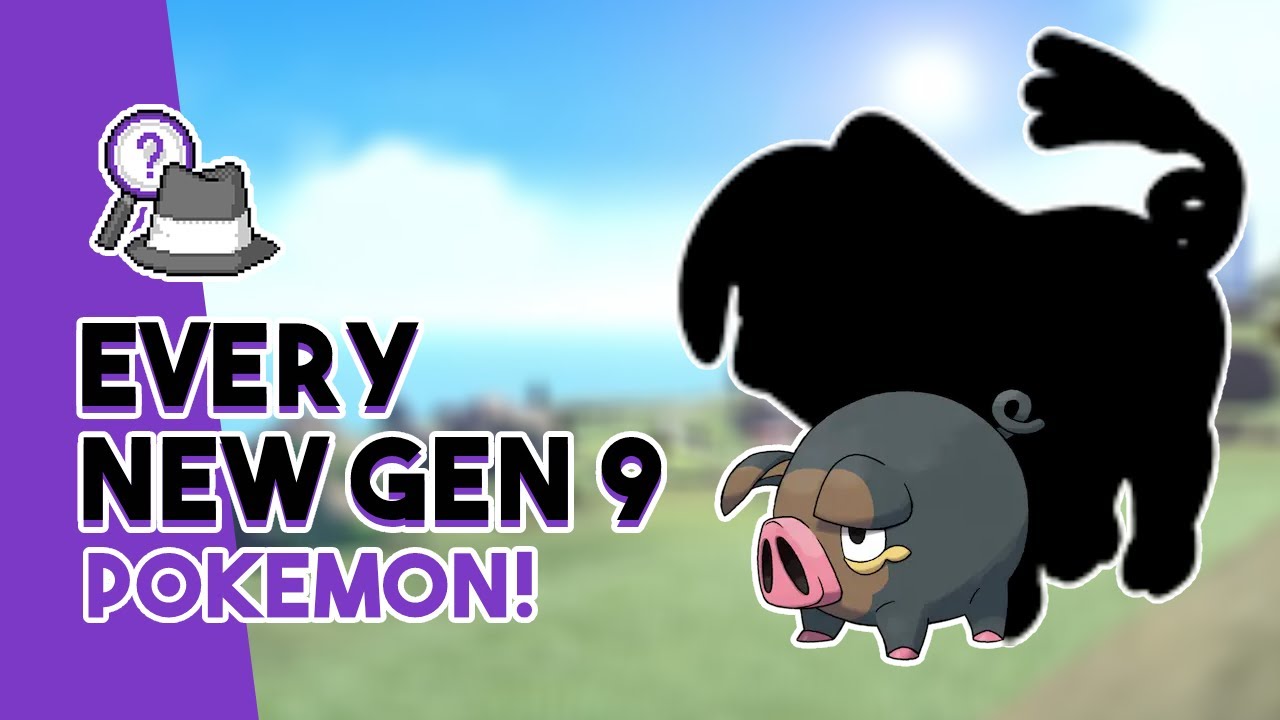 Every New Pokemon In Scarlet And Violet! | All Gen 9 Pokemon! - YouTube