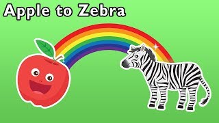 Apple to Zebra + More | Back to School ABC's | Mother Goose Club Phonics Songs