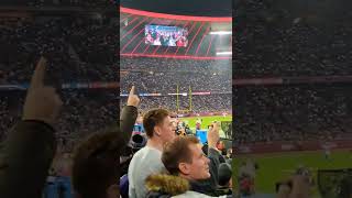 #nfl  Munich Game 2022 Insane Atmosphere - The whole stadium sings John Denvers "Country Roads"