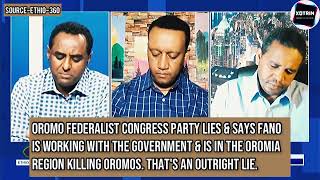 Oromo federalist congress lies \u0026 says Fano is on Oromia region.